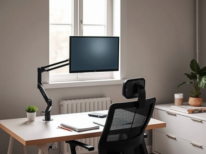 adjustable monitor arms for home office efficiency