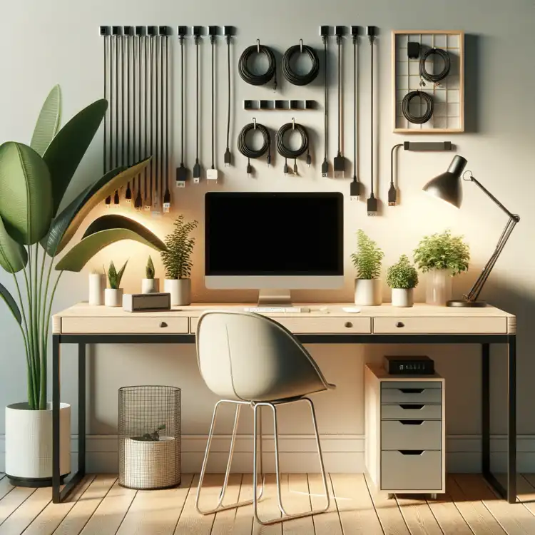 best desk cable management solutions for home offices