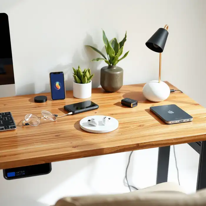how to organize desk cables with wireless technology
