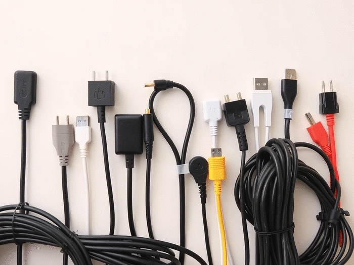 efficient cable management for power cords