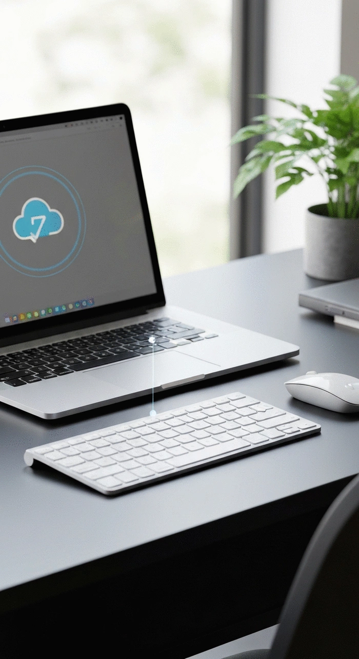 wireless device integration for a tidy workspace
